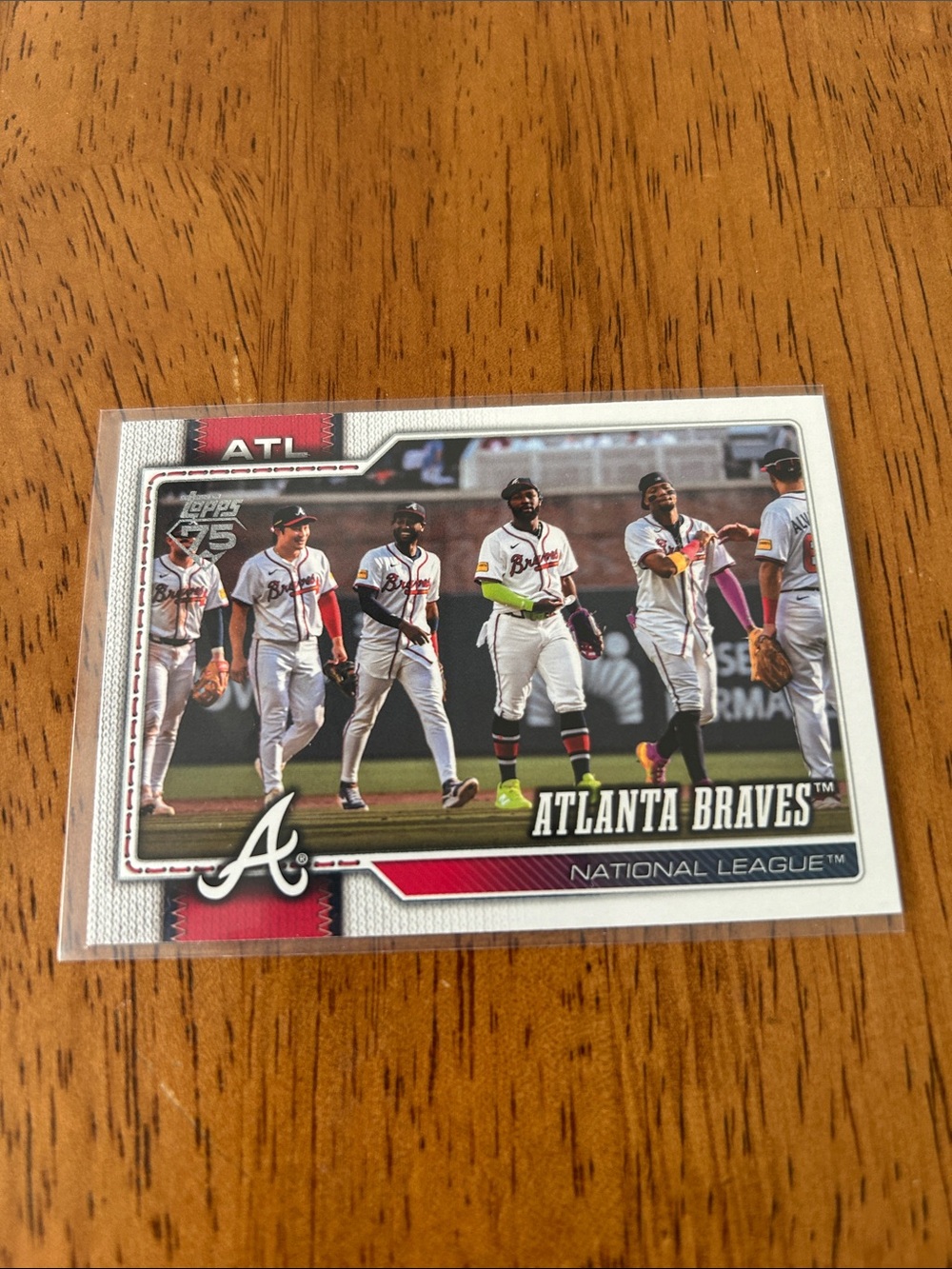 Atlanta Braves Team Baseball Card - Topps 2026